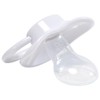 Adult Sized Pacifier Dummy for Adult Babies-Large Shield White