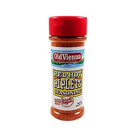 Old Vienna Red Hot Riplets Seasoning, 3.45 Ounce, Made With Real St. Louis Style Hot Sauce
