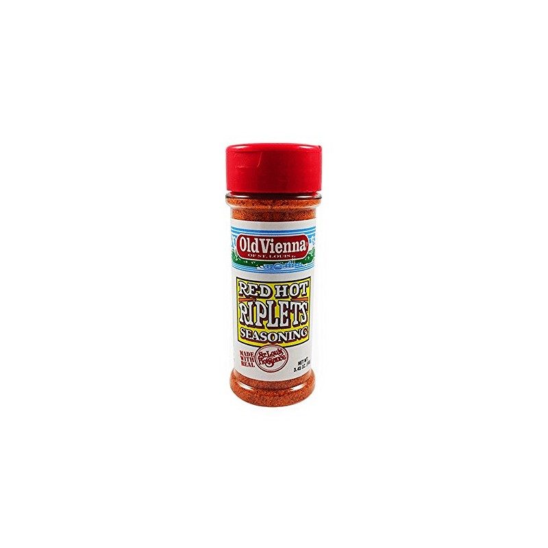 Old Vienna Red Hot Riplets Seasoning, 3.45 Ounce, Made With