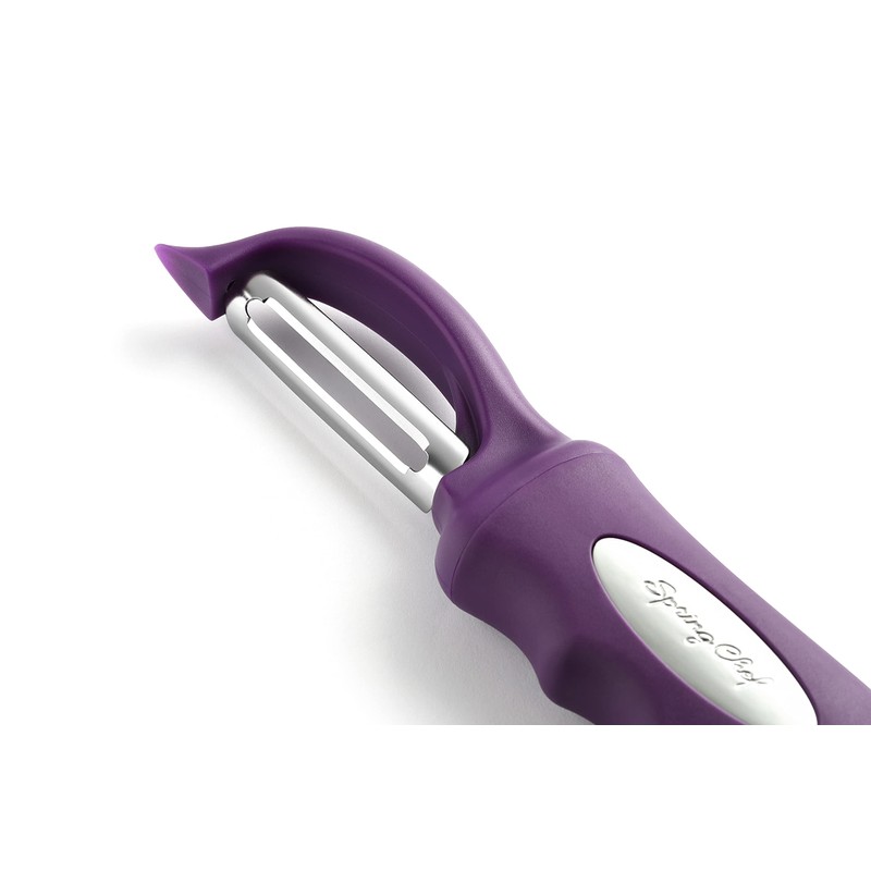 Spring Chef Premium Swivel Vegetable Peeler, Soft Grip Handle and