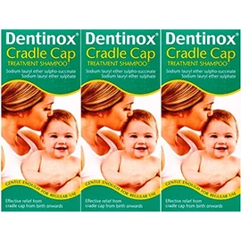 Dentinox Cradle Cap Treatment Shampoo 125ml x 3 Packs