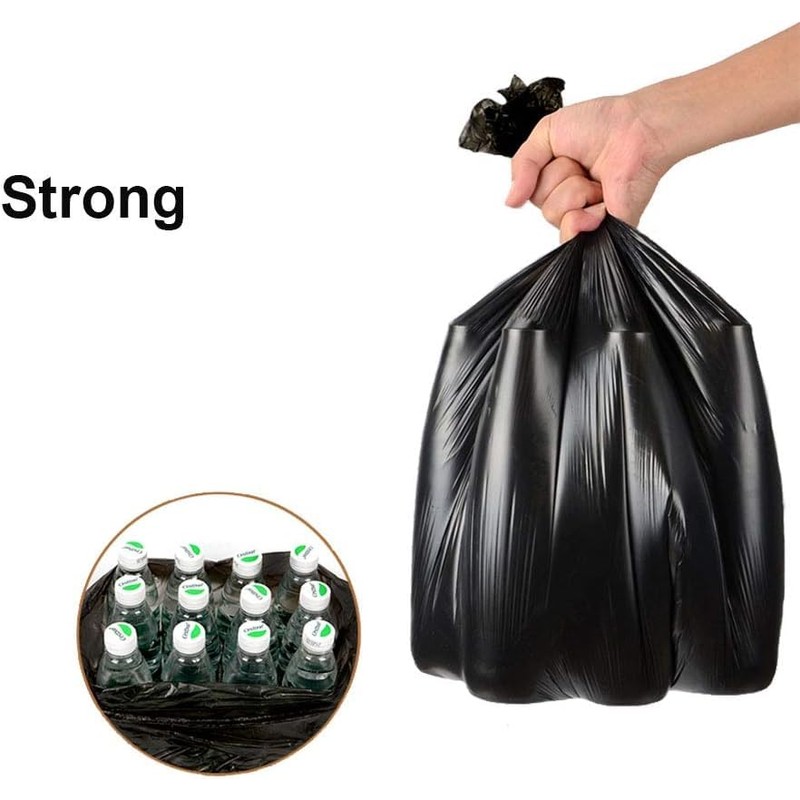 4 Gallon Biodegradable Black Trash Bag - Small Garbage Bags