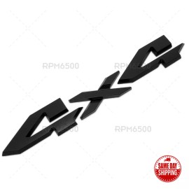 Mopar Genuine Matte Black Fits Mopar Dodge Ram 1500 4X4 Liftgate Emblem Badge Truck