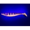 PetrisCatch Firetiger Red Rubber Fish Set + 4 Steel Leaders,
