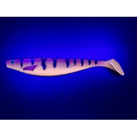 PetrisCatch Firetiger Red Rubber Fish Set + 4 Steel Leaders, 15 cm, UV Active