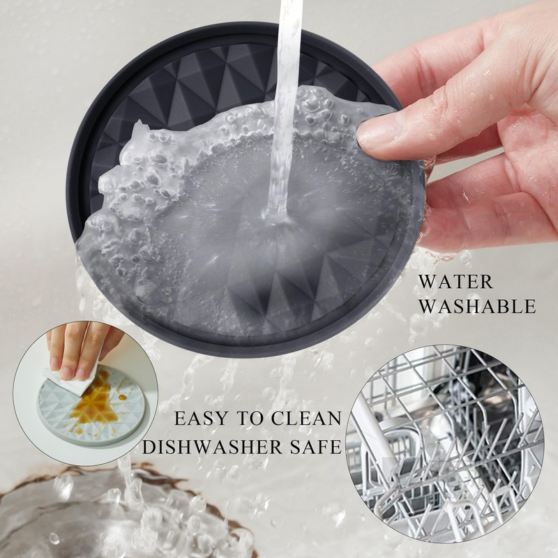 Wingcases Silicone Coasters for Drinks[4 Pack]- Cup Mat for Tabletop