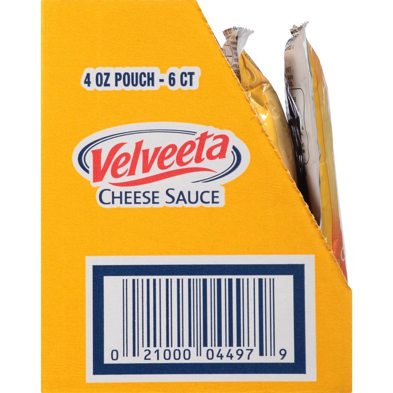 Velveeta Original Cheese Sauce Pouches, 24 ct Pack, 4 Boxes