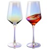 YOLIFE Crystal Wine Glasses Set of 2, Dining Table Decoration