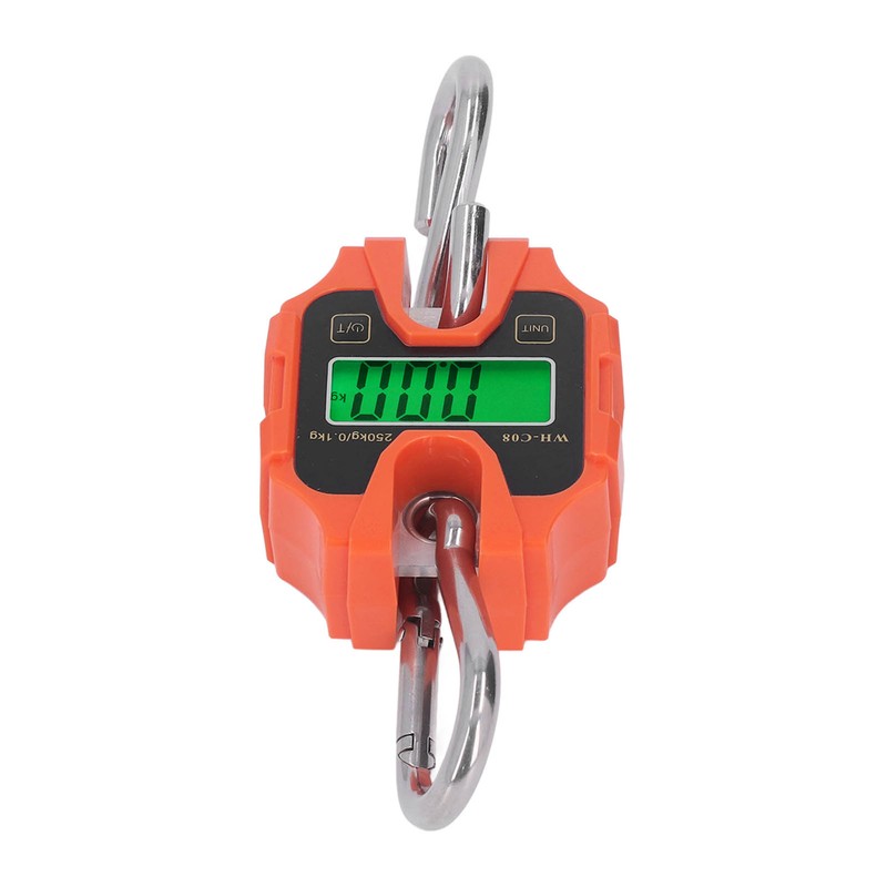 Mini Digital Crane Scale 250kg Range Portable Detachable LCD Display