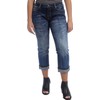 Rock Revival - Womens Stephani P Cuffed Capri Jeans, Color