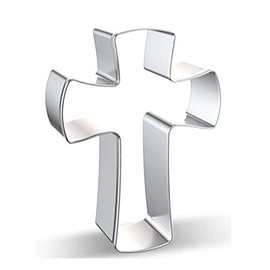 WDYJMALL Crucifix Cross Crucifixion Shape Cookie Cutter - A