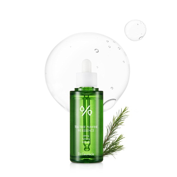 Dr.Ceuracle Tea Tree Purifine EssenceㅣThe Mildest Serum with 95% Tea Tree Extract ㅣLightweight Moisturizer for Returning Skin's Natural Vitality, ComplexionㅣIntensive Care for Calming Skin Trouble, Acne