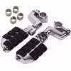 TCMT 22/25/32/35mm Chrome Highway Bar Footpegs Pegs Mount Fit For