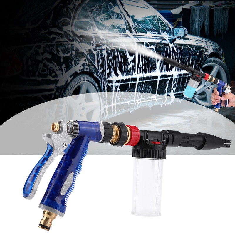 Detachable Pressure Car Washer Snow Foam Lance Sprayer Gun Car
