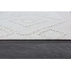Beverly Rug Micro Loop Area Rug White 6x9 Modern Luxury