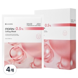 Leaders PDRN 0.5% Lifting Mask, 4 Packs, 10 Packs / 리더스 PDRN 0.5% 리프팅 마스크, 4개, 10개입