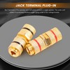 Aswalling 2 Pack Single Gang 1.0 Speaker Wire Wall Plate