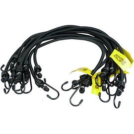 Savage Island 10 pack Heavy Duty Elastic Military Bungee Cords Basha Bivvy Bivi Luggage Caravan Camping