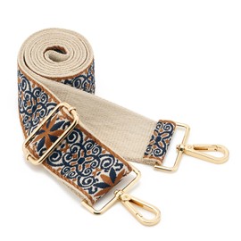 Wide Shoulder Strap Adjustable Replacement Belt Guitar Style Crossbody Bag Handbag Strap Multicolor Canvas Straps(Wide:2in)(Color77)