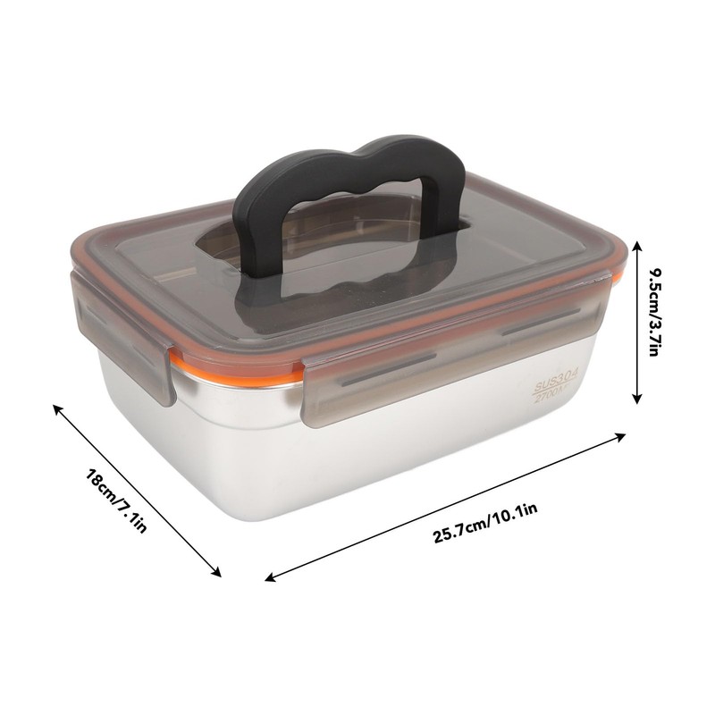Lunch Box, Stainless Steel Food Storage Containers Leak Proof& Airtight