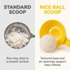 2 Pcs Yellow Half Round Rice Spoon Mold,Rice Serving Spoon