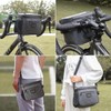 Bicycle Front Bag, Handle Bag, Commuting Shoulder Bag, 1.6 gal
