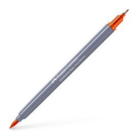 Faber-Castell Creative Studio Goldfaber Aqua Dual Marker, Orange Glaze Single Marker for Art, Craft, Drawing, Sketching, Home, School, University, Colouring