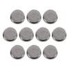 HARFINGTON 10pcs Metal Round Flat Buttons 18mm Zinc Alloy Shank