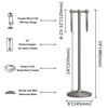 BGL Fingertip Towel Holder Stand Hand Towel Ring for Bathroom