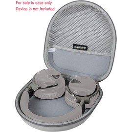 Adada Hard Travel Case for Silensys E7 / PurelySound E7 / MOVSSOU E7 / COWIN E7 / Tapela E7 / Audonia E7 Active Noise Cancelling Bluetooth Headphones (Grey)