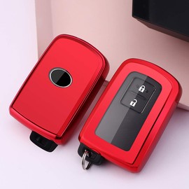 Smart Key Case, Toyota Noah (NOAH) 80 Series Voxy (VOXY) 80 Series Esquire H26.10 - New Vellfire 30 Series, New Alphard 30 Series, New Sienta (July 2015 and up), Applicable, red