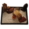 ICNBUYS Zen Garden with Boat Bridge Japanese Censers Set with