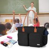 CURMIO Teacher Bag, Portable Briefcases with Padded Laptop Compartment, Teacher