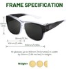 LVIOE Polarised Over Sunglasses for Men and Women, Fit Over