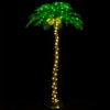 TYBEEU - Palmera iluminada de 2,1 m con 208 luces