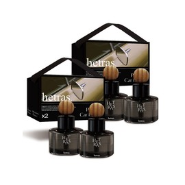 [2+2] Gift set of 4 car air fresheners diffuser / [2+2] 차량용 방향제 디퓨저 4개입 선물세트