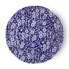 Burleigh Dark Blue Calico Salad or Dessert Plate 21.5 cm