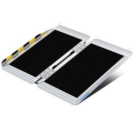 Ruedamann 2 Feet Portable Wheelchair Ramp, Ramps for Wheelchairs for Home with Handle, Wheel Chair Ramps for Home Steps, Doorways, Entry, Stairs, Curbs, Porch, Scooters