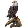 Pacific Giftware American Eald Eagle Perching on Tree Branch Resin