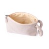 Multipurpose Toiletry Bag for Women, Soft Combination of Cotton and