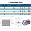 XY-05 Air Compressor Muffler 1/2" NPT Air Exhaust Muffler Silencer