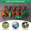 Hose Connector, Hose Coupling 1/2 Inch with 2 Y-Splitter and