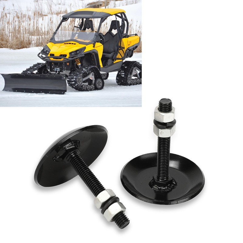 2pcs Snow Plow Blades Skid Shoes Kit Steel 2873423 Replacement