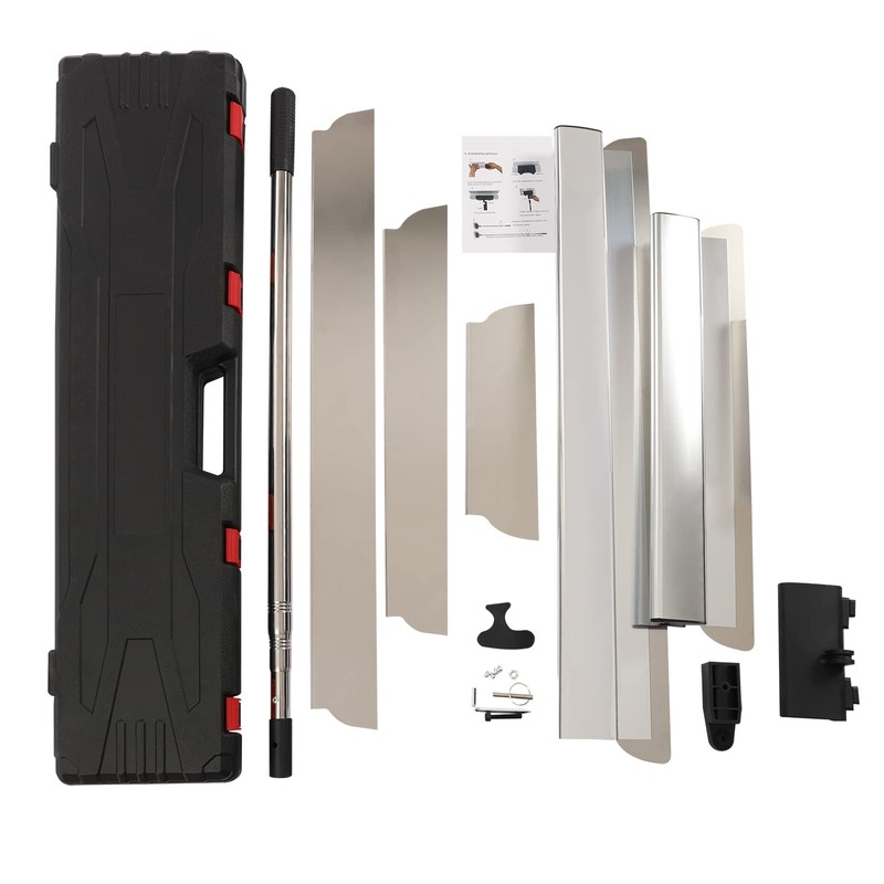 Skimming Blade Set, Stainless Steel Drywall Tool Plastering Set with