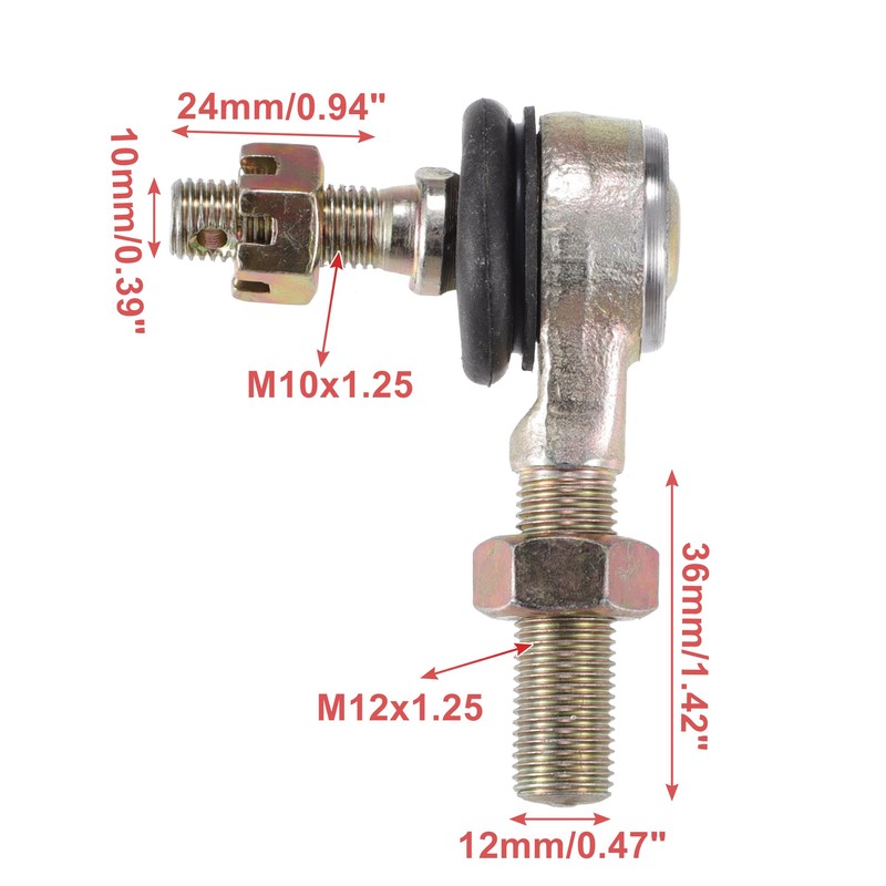 ACROPIX M12x1.25 Left Right Ball Joint Kit Fit for 110cc