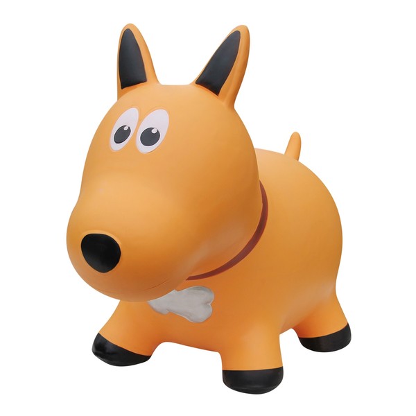 Farm Hoppers Inflatable Bouncing Dog Yellow Ages 18+ Months