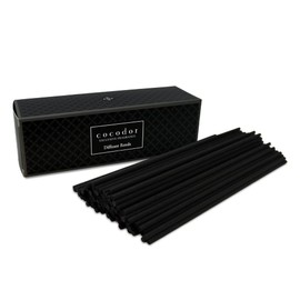 COCODOR Reed Sticks for Diffuser Black, 100 Pieces (20 Sets of 5) 0.8 inches (20 cm) / 0.2 inches (4 mm)