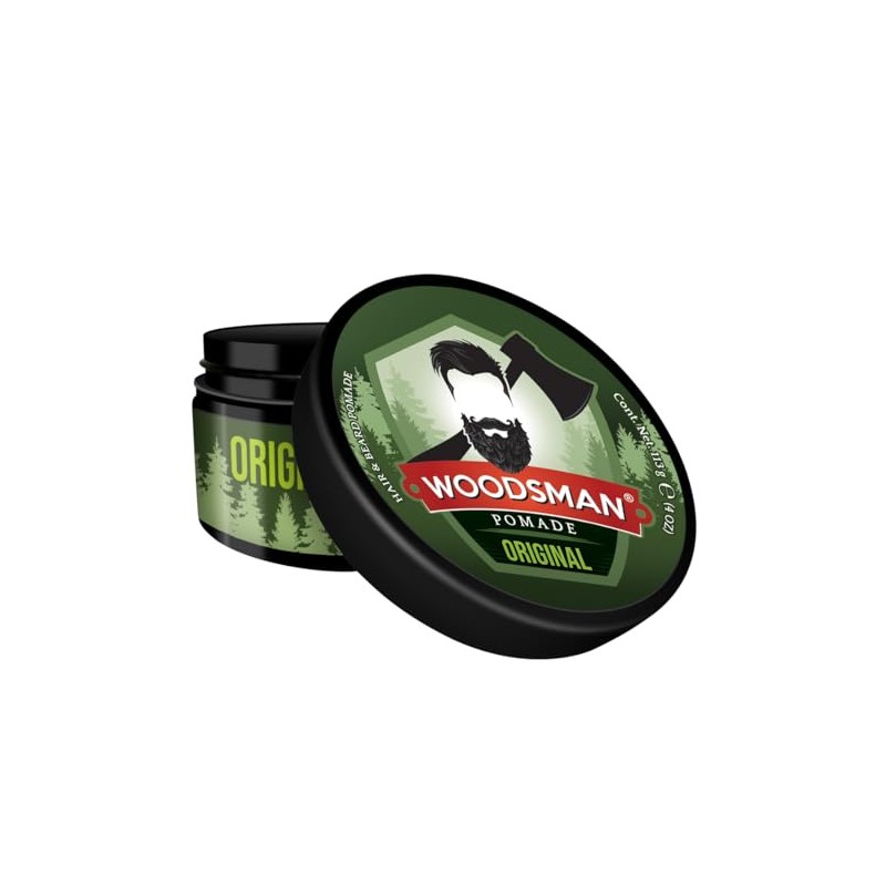 Woodsman - Pomada para Cabello y Barba Fijación Original 113g.