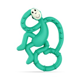 Mordedera para Bebé MatchStick Mini Monkey Mordedor, Verde (Green), 10 cm