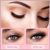 xiluuyou 580Pcs Individual Cluster Eyelashes Kit, D Curl DIY Lash